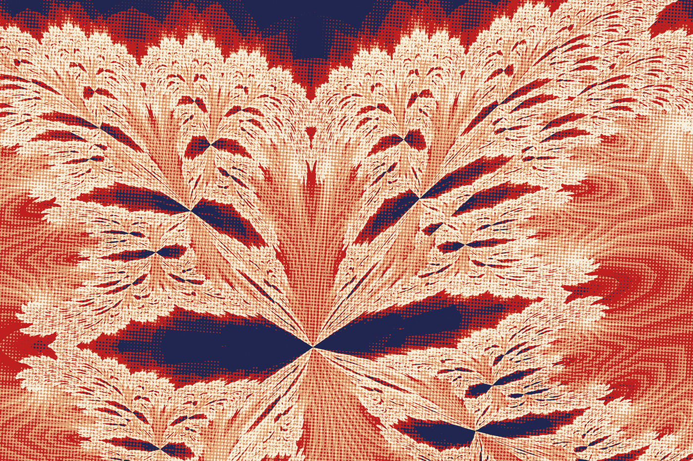 fractal red pattern