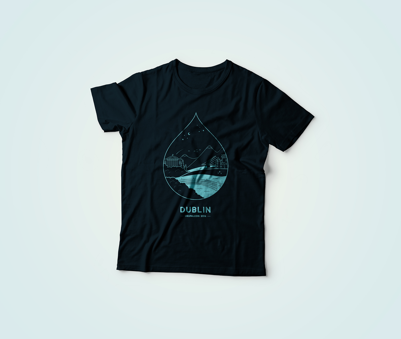 Drupal drupalcon t-shirt dublin