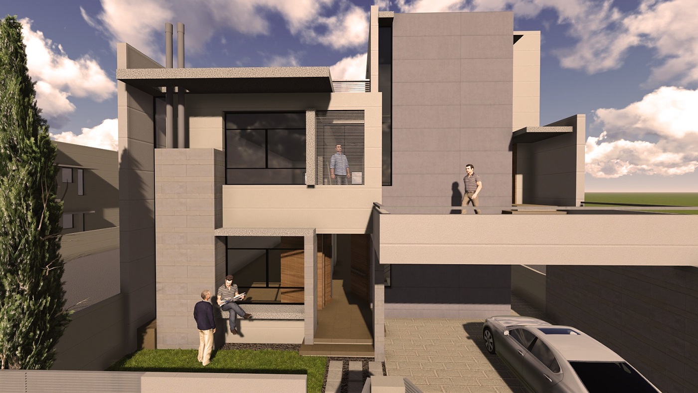 Single Family House D-17/2 islamabad exterior design lumion modern house