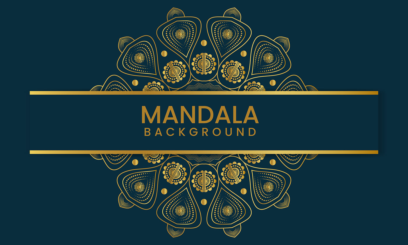 luxury mandala Digital Art  vector Luxury mandala background luxury mandala design