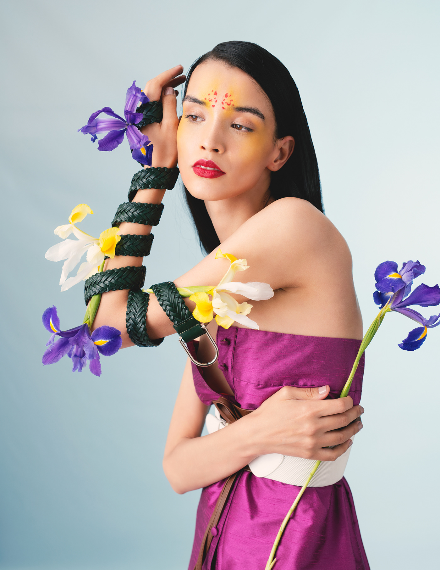 beauty editorial experimentalmakeup Fashion  Flowers Photography 