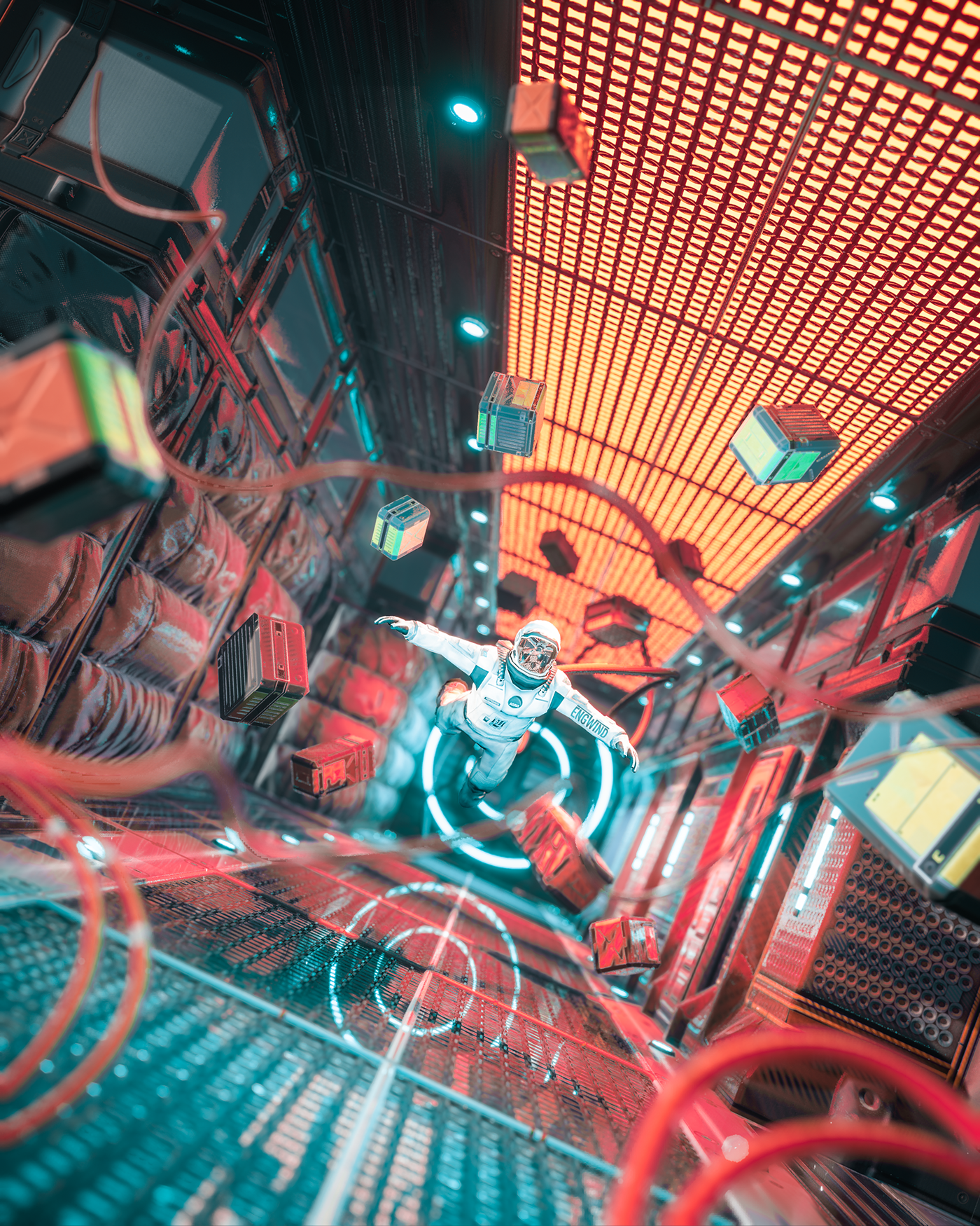 Space  art Digital Art  visual gravity Render Unreal Engine design 3D future