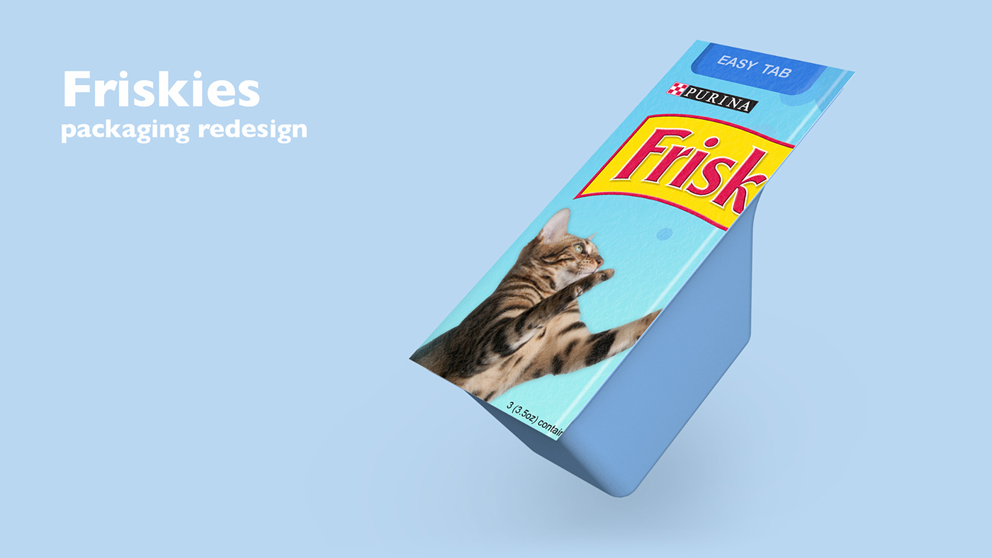 Packaging industrial design  Cat pet food product design  container Pet