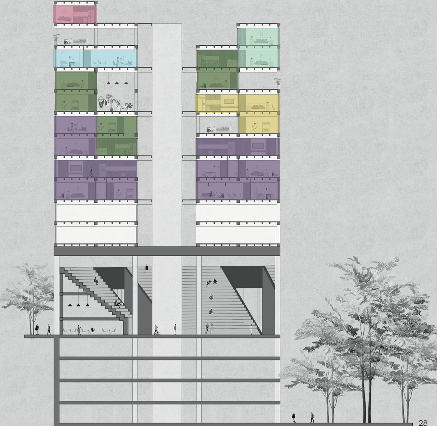 achitectural design architecture collective housing