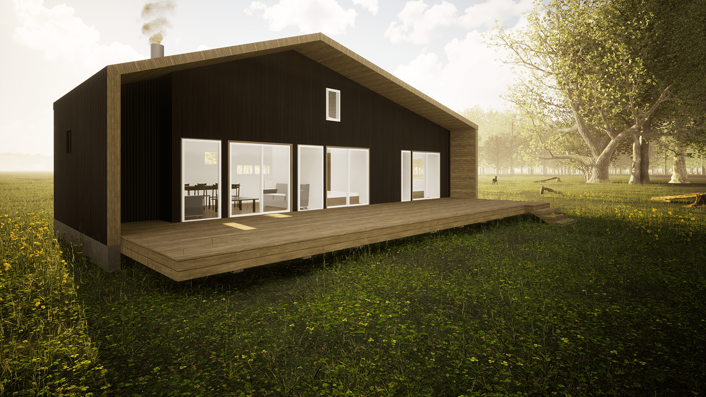 architecture house Render