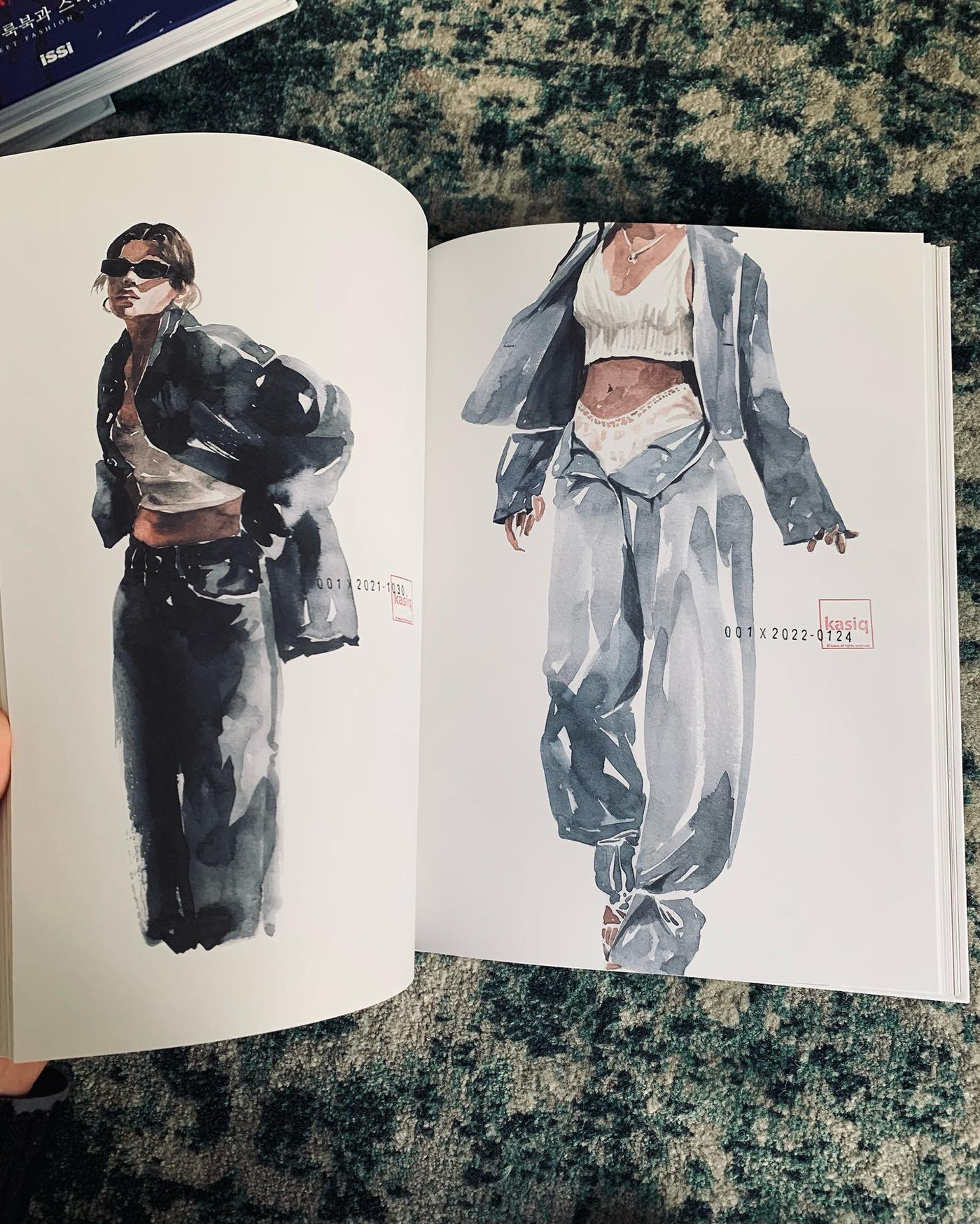 artbook artwork bookcover Drawing  Fashion  graphic ILLUSTRATION  kasiq painting   Style