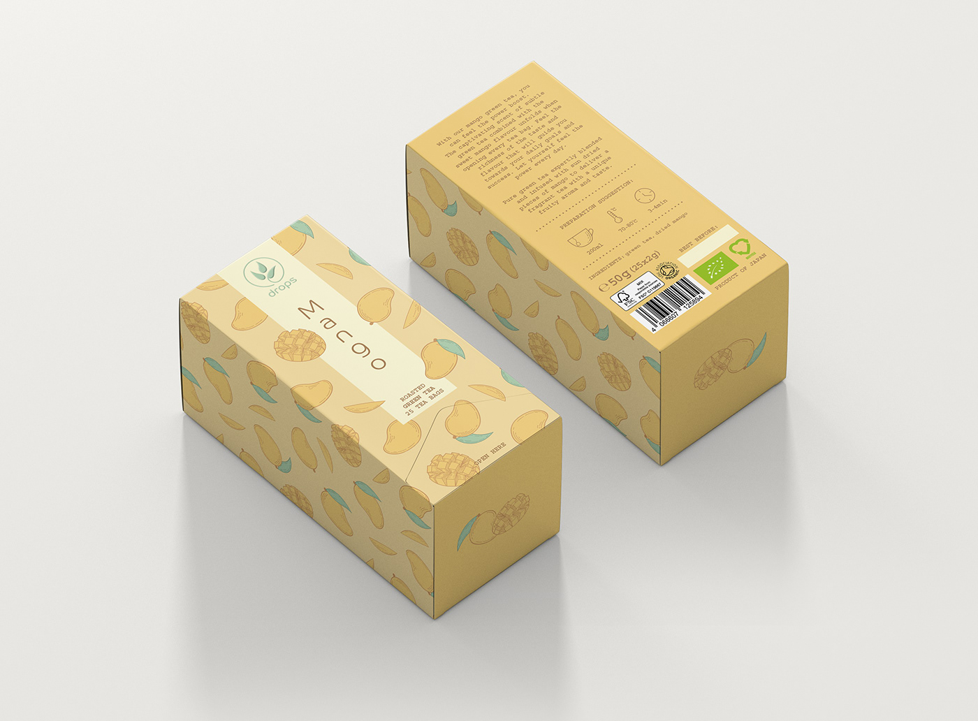 adobe illustrator Brand Design design Graphic Designer logo package Packaging and Labeling product tea vector