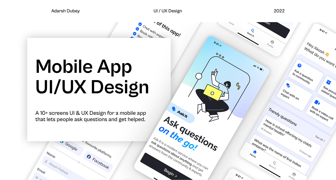 app design application Figma ios Mobile app ui design UI/UX user interface