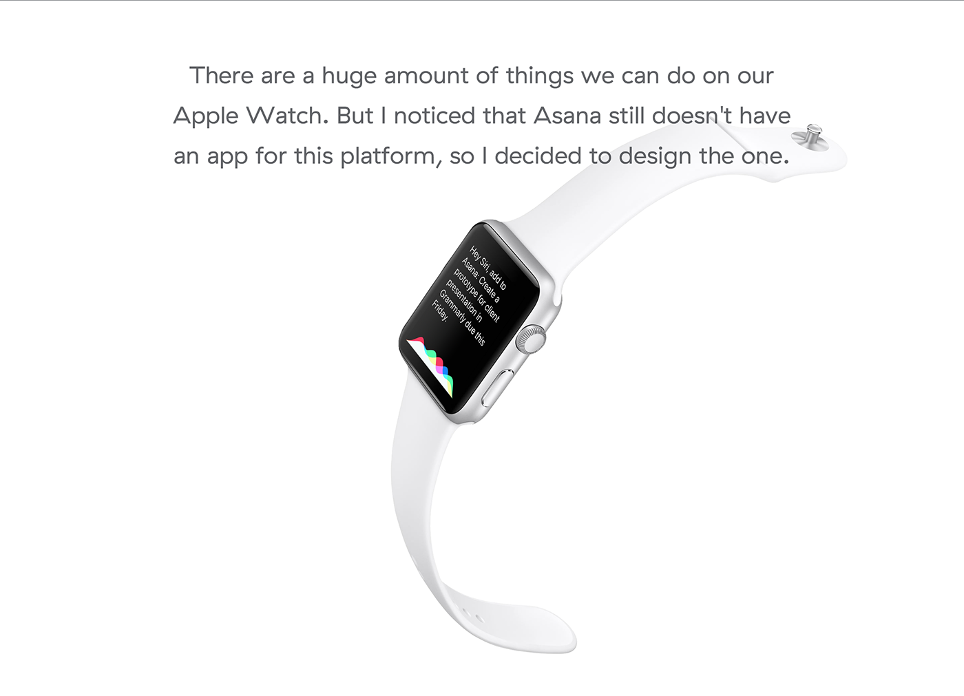 asana Productivity apple watch watch watchOS gradient creative UI ux Interface