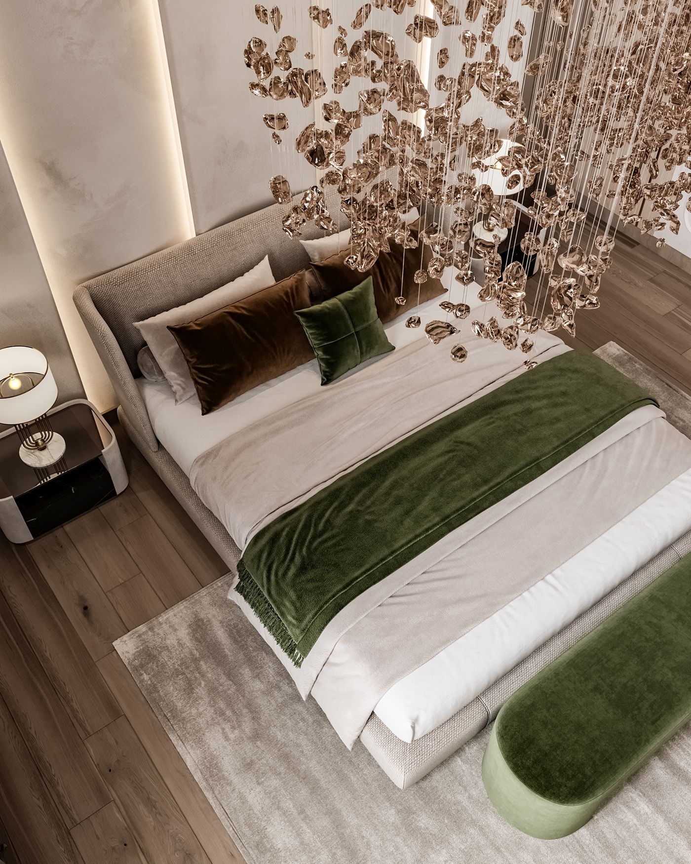 decoration furniture design 3d modeling visualization architecture interior design  Luxury Design bedroom dressing room