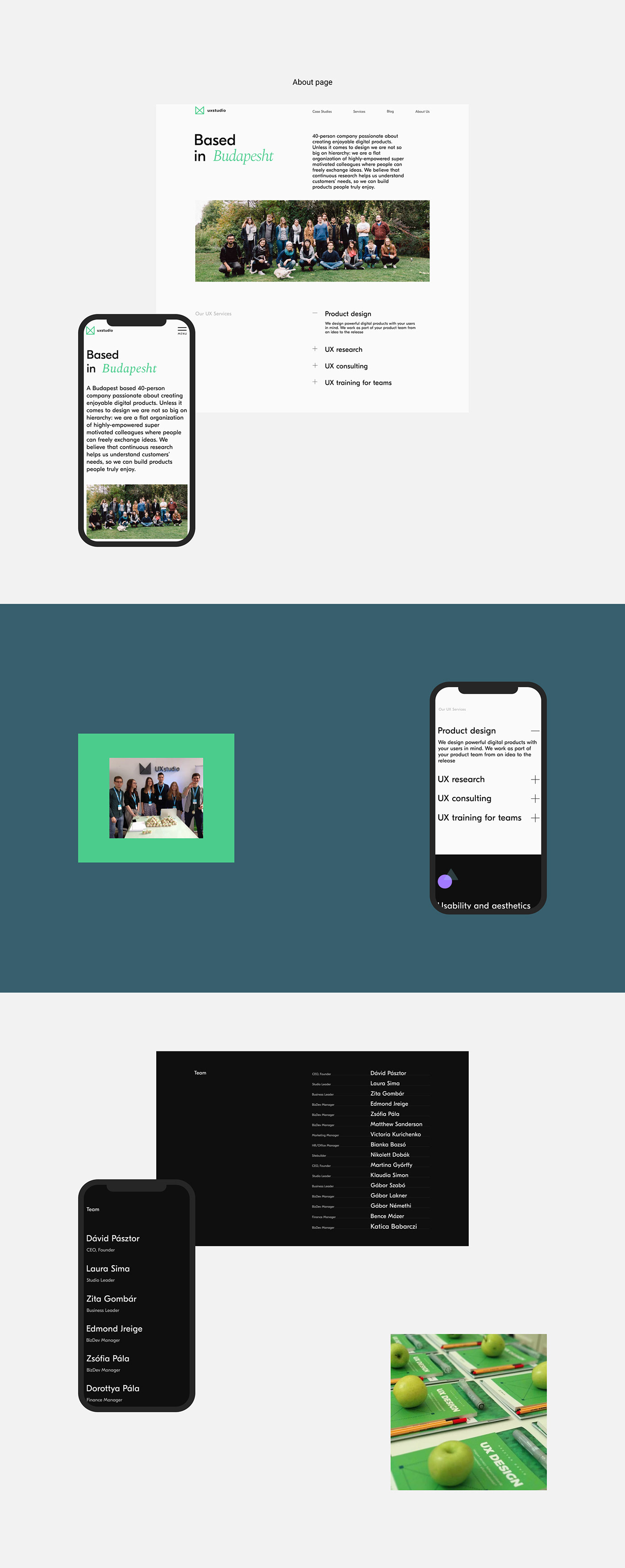 minimal corporate Website visual identity visual design UI/UX Web Design  studio portfolio user interface