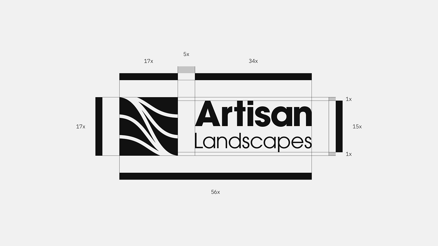 logo brand identity Logotype visual identity landscaping minimal minimal logo logomark branding  garden design