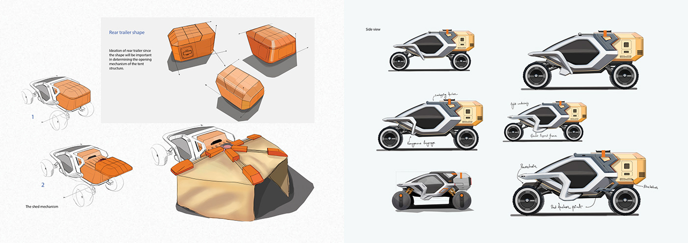 automotive   industrial design  concept tata rescue Vehicle automobile car 3D Render
