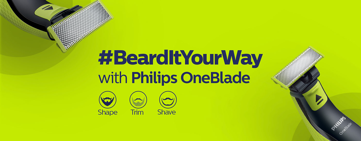 allinone cordless oneblae Philips shave shaver Style trim Trimmer waterproof