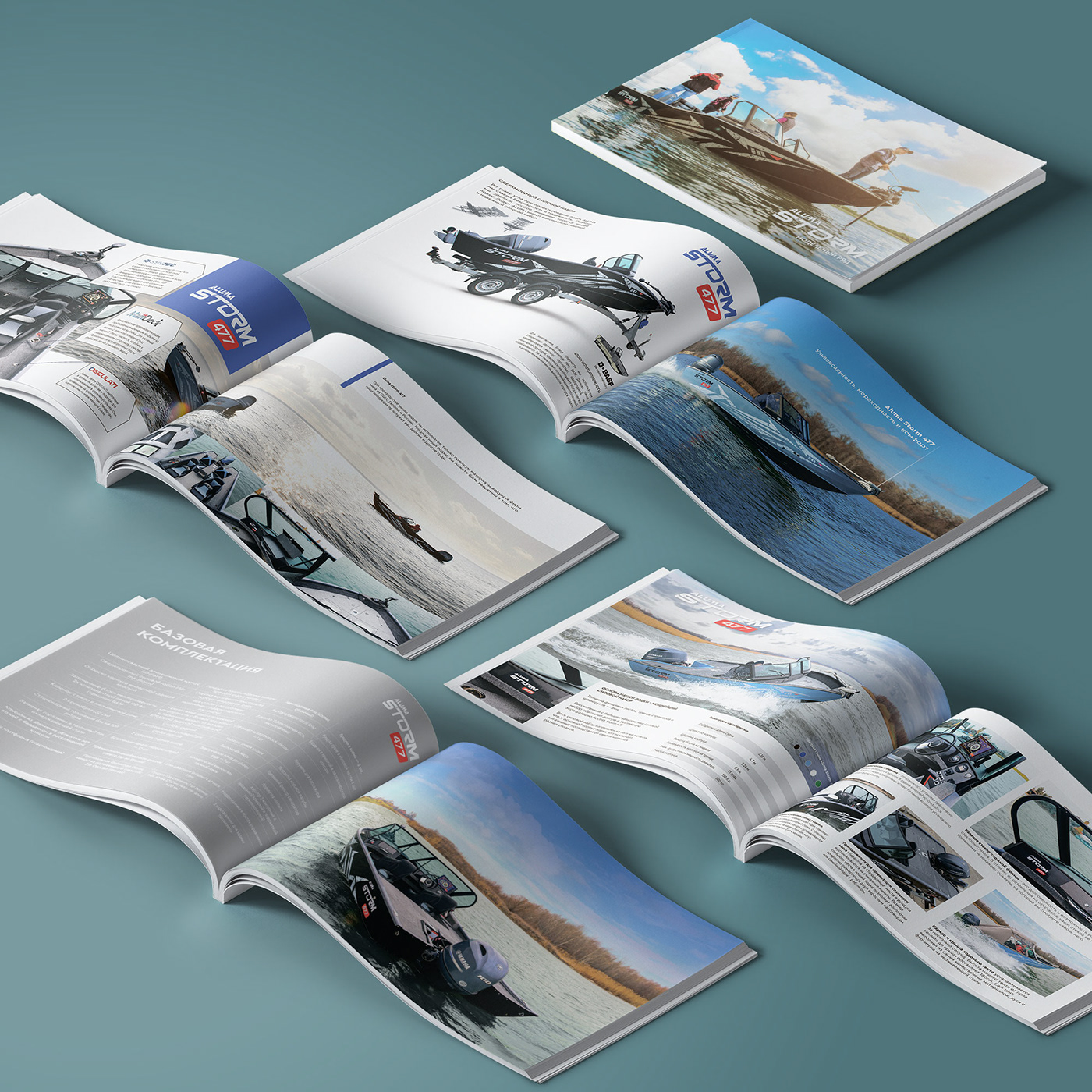 Boats catalog fishing InDesign magazine Photography  print design  sea water