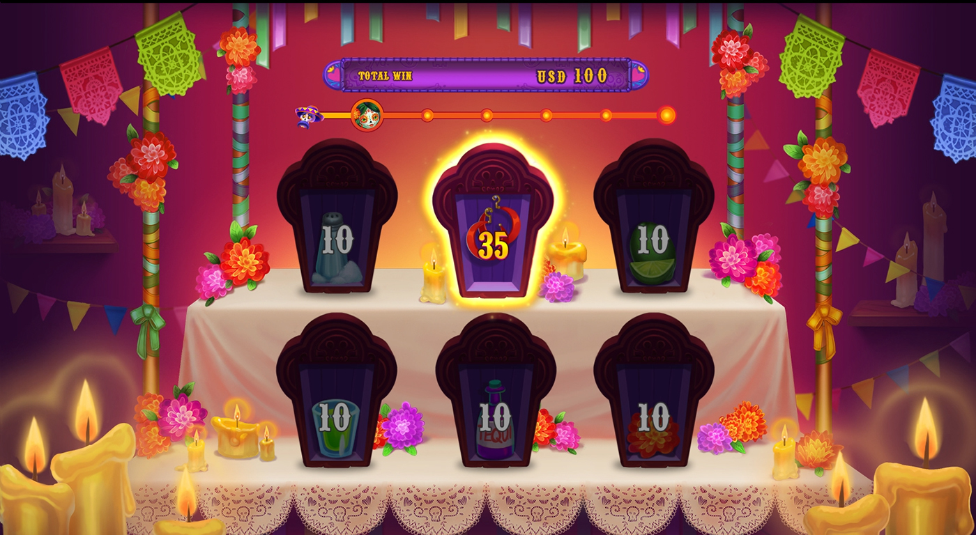 slot Halloween dead mexico cartoon