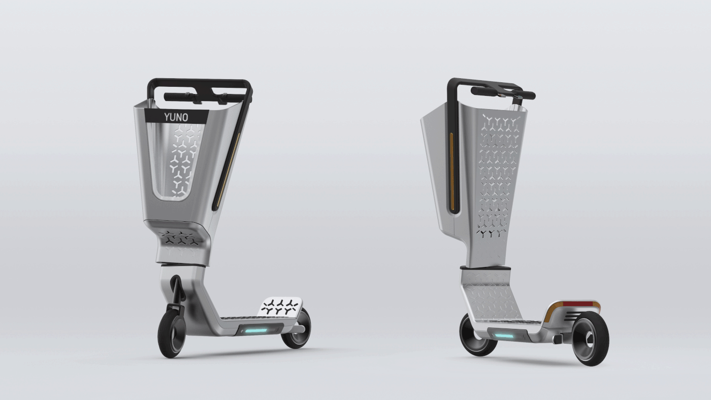 sharing e-scooter Cargo Micro mobility public mobility steel Urban safety communication