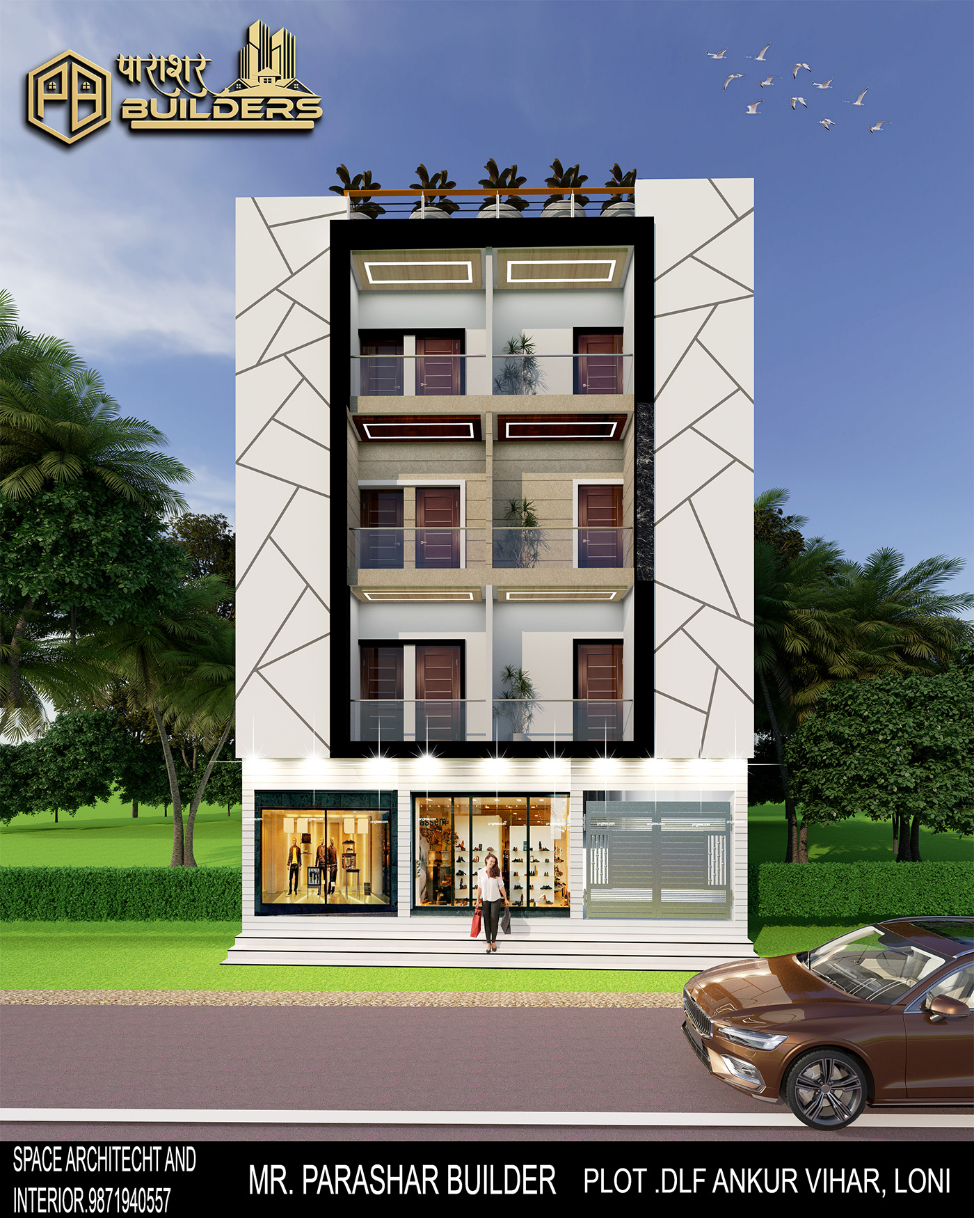 real estate Flats luxury modern flats in dlf