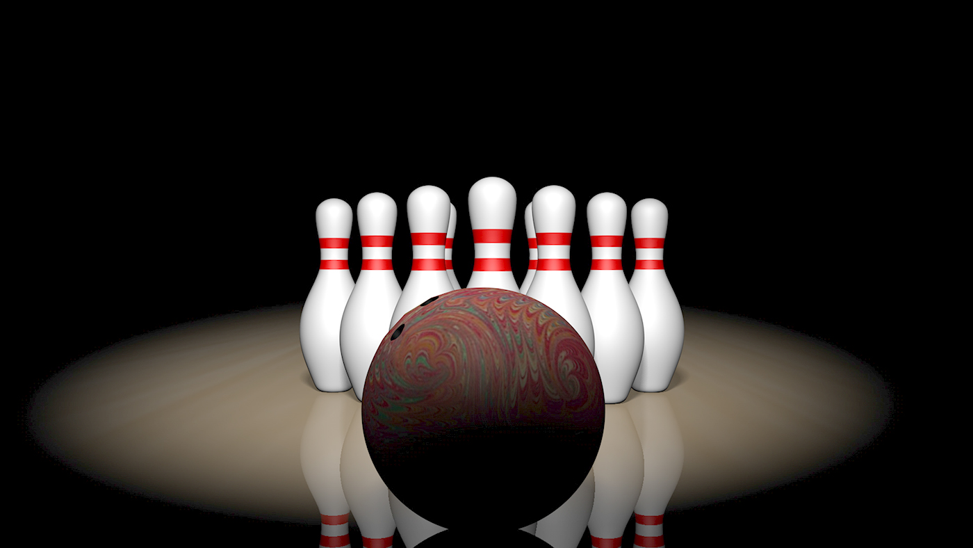 bowling strike 3d Models