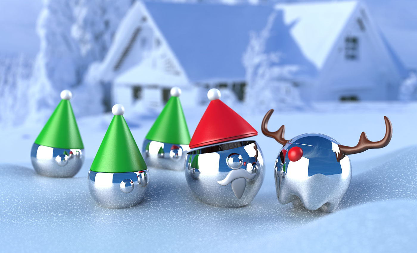 Christmas alessi santa elfy miguel silva design Mexican Design italian design stainless steel plastic festive