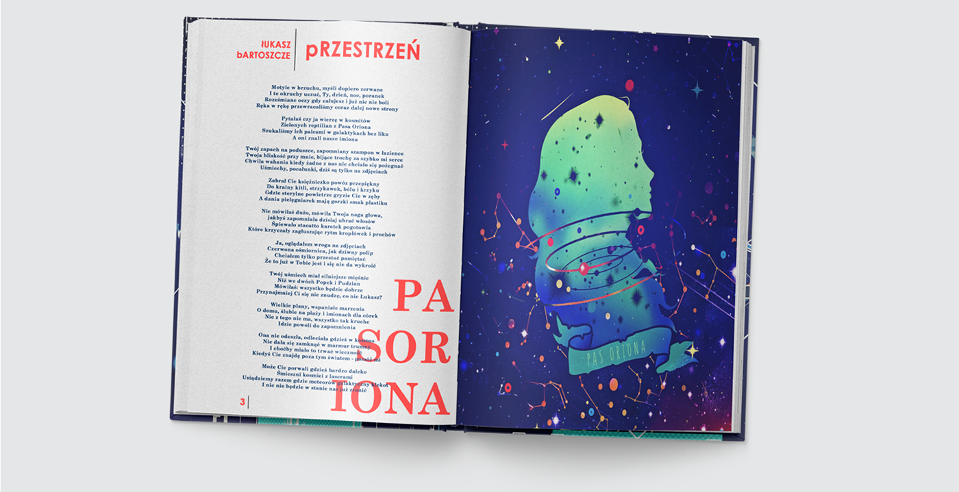 book cover lettering artwork cosmos Space  book design print printdesign design