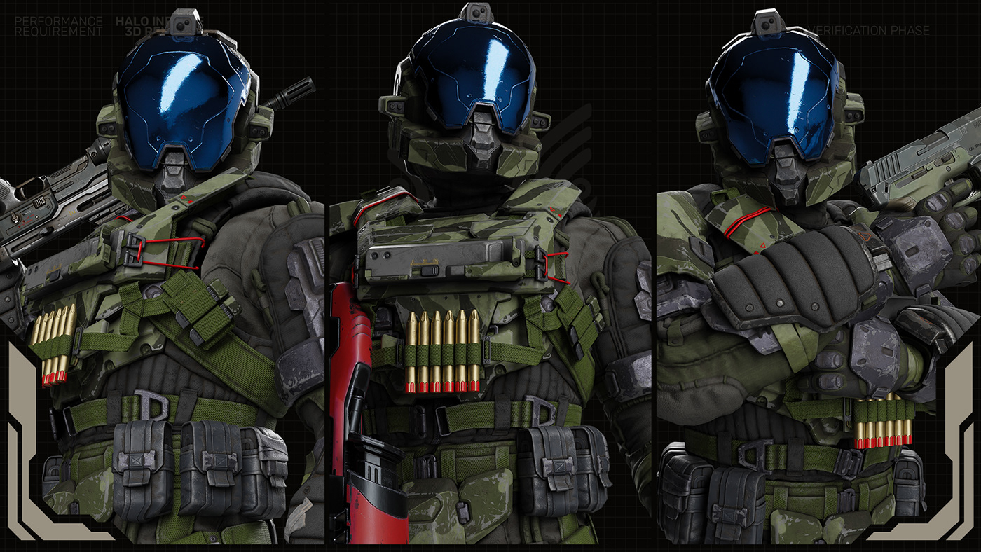 3D Render Pack Halo xbox Gaming esports game soldier Character