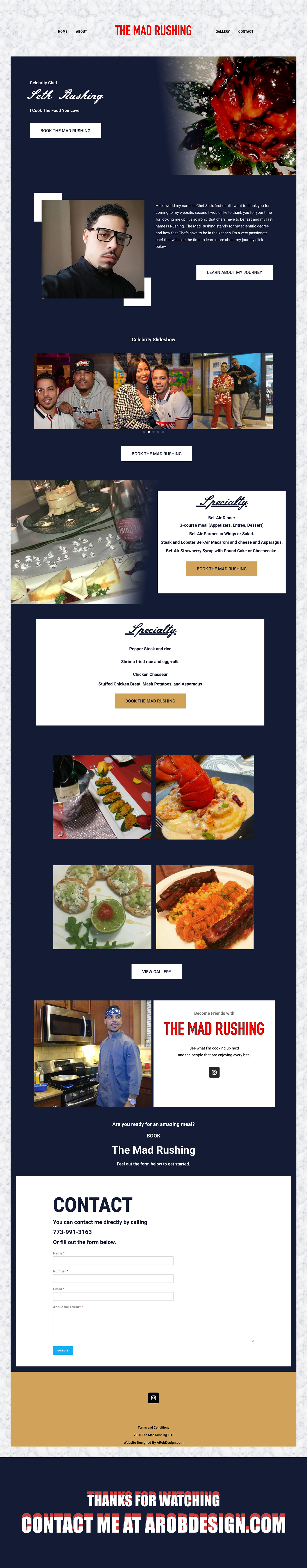 chef chef website cooking elementor Responsive Web Design  web development  Website wordpress Wordpress Website
