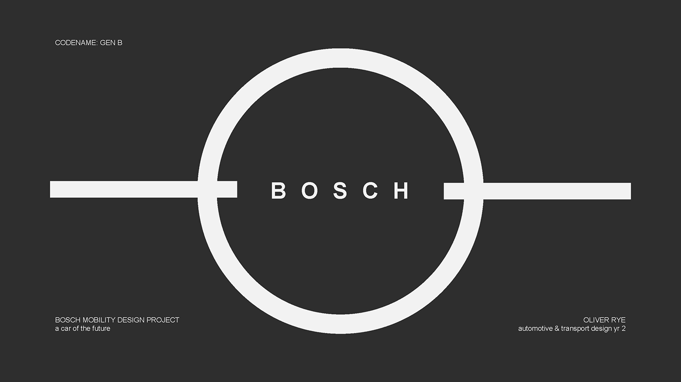 Alias Autodesk Automotive design Bosch cad concept concept car design Design Project VRED