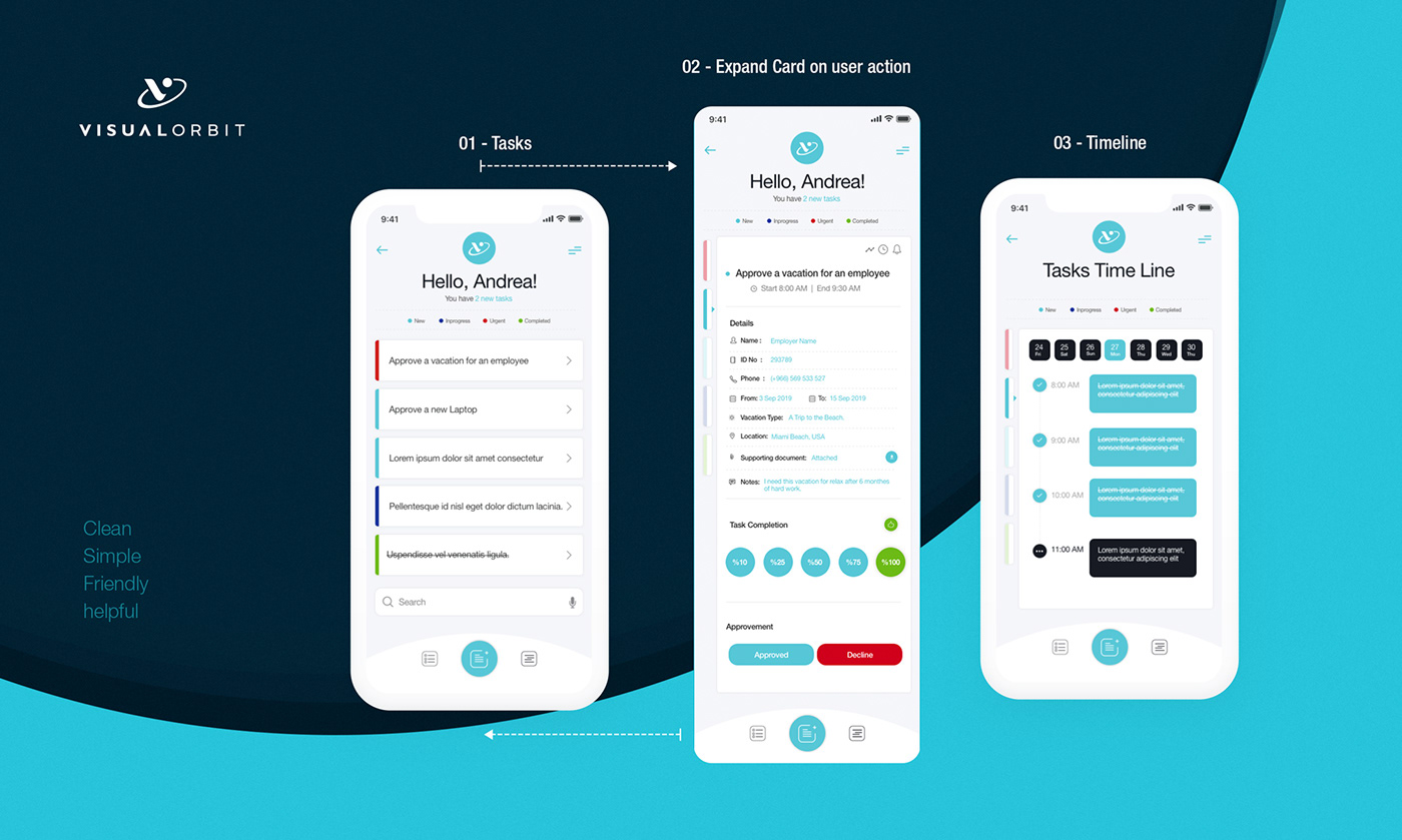 #UX #UI task management app Appdesign mobiledesign ios android