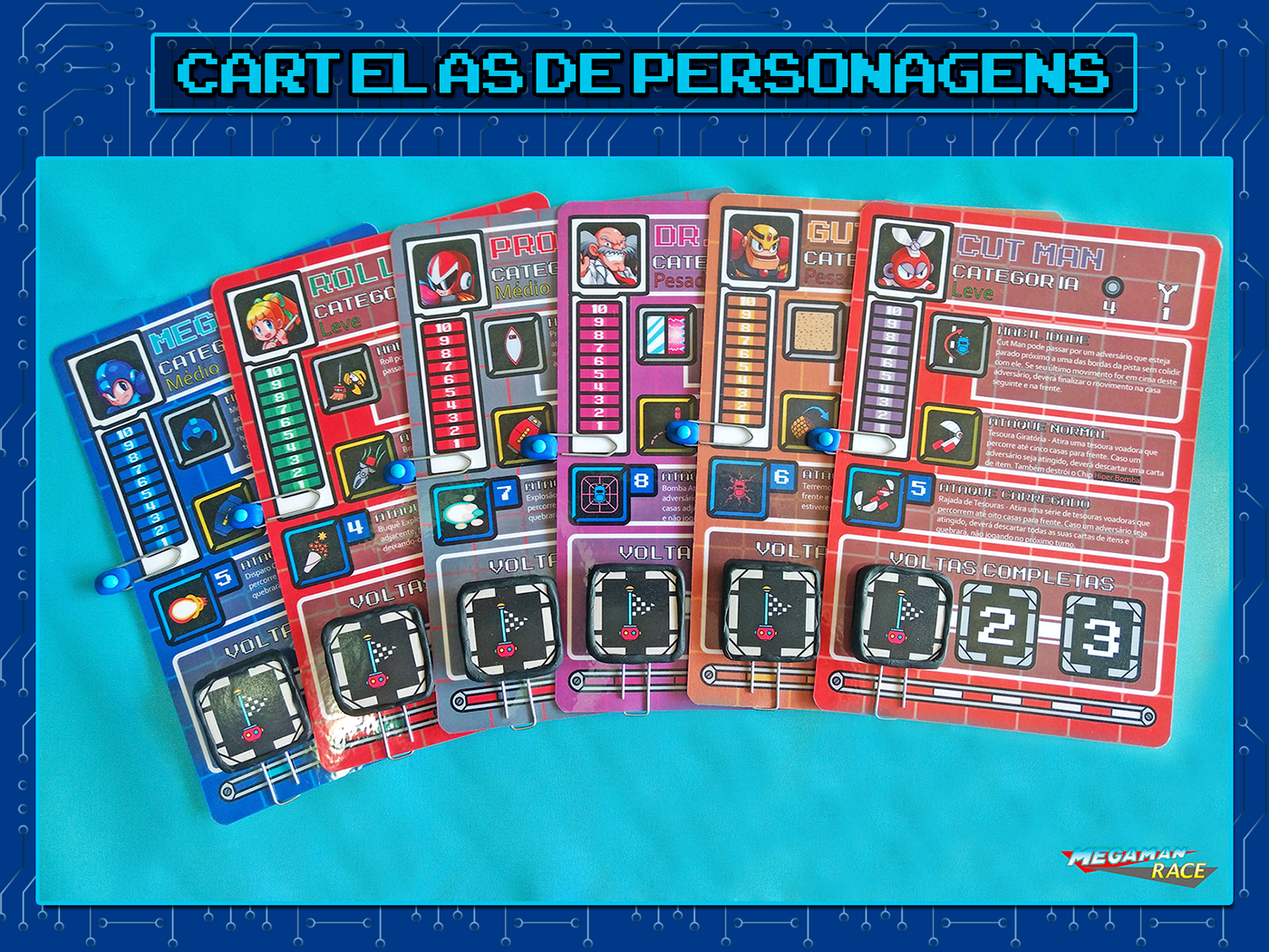 Mega Man capcom Mega Man Race board game Jogo de Tabuleiro Tabuleiro Jogo de mesa corrida