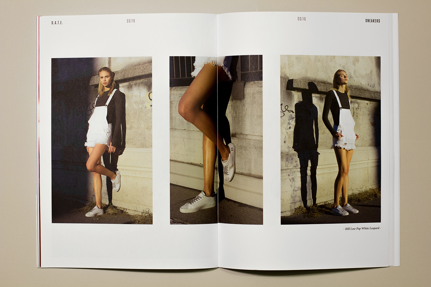 Catalogue Lookbook ss16 editorial sneakers catalogo D.A.T.E. fashioneditorial layoutdesign fashiondesign