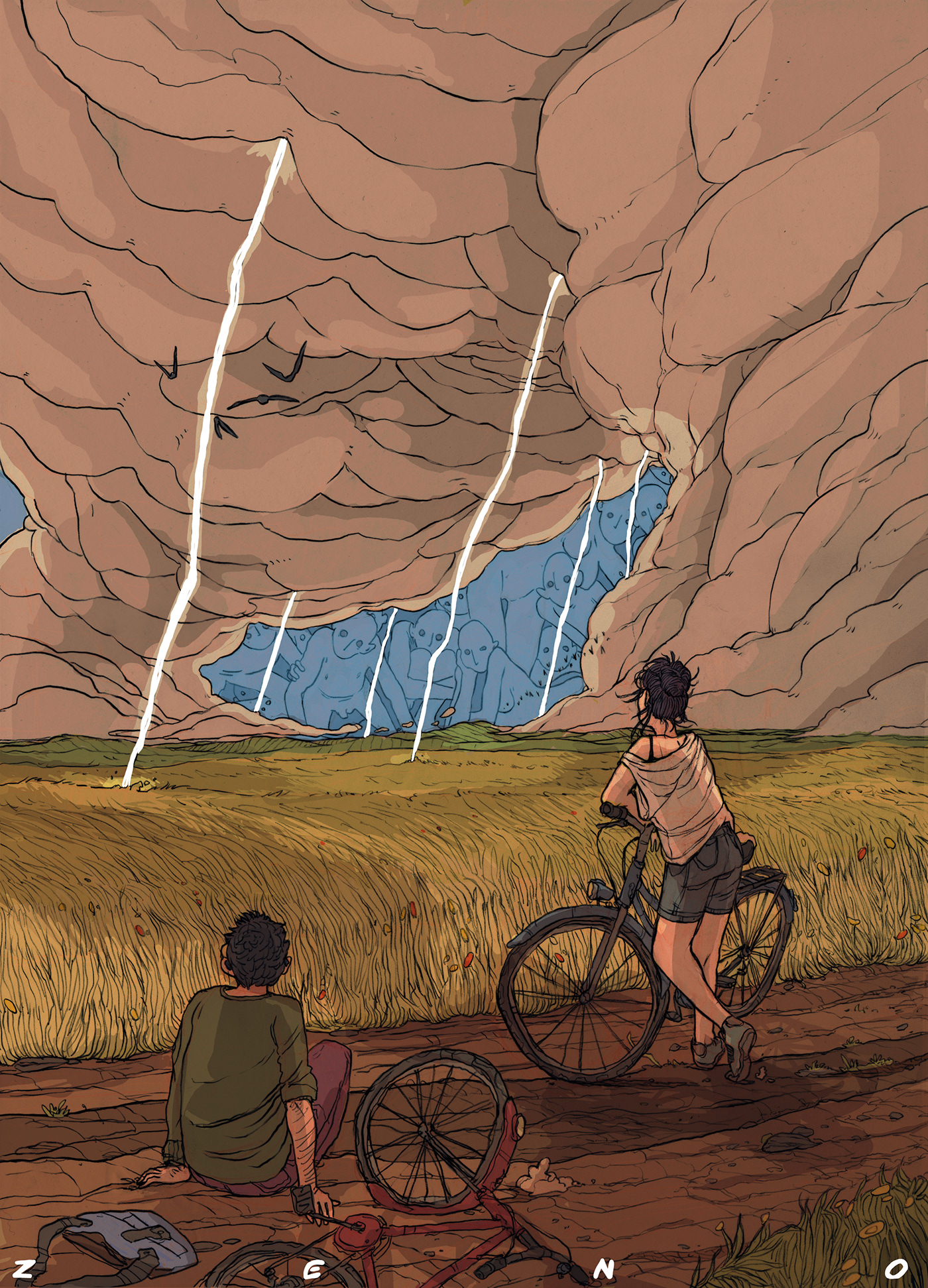 thunder Love camping Bike comics storm Wired gods