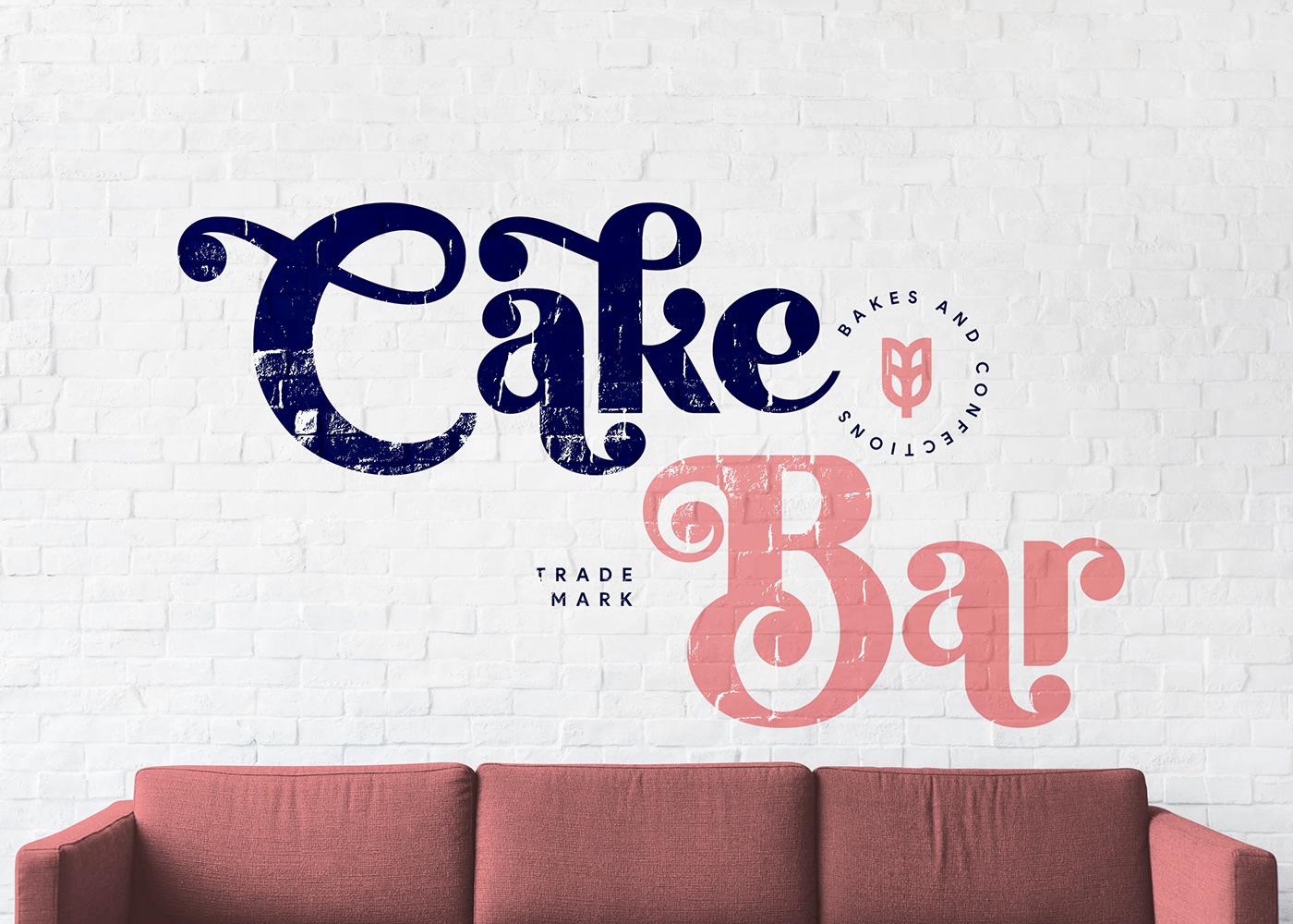 Brand Design brand identity cake cake bar cake logo Cake Logo design Logo Design