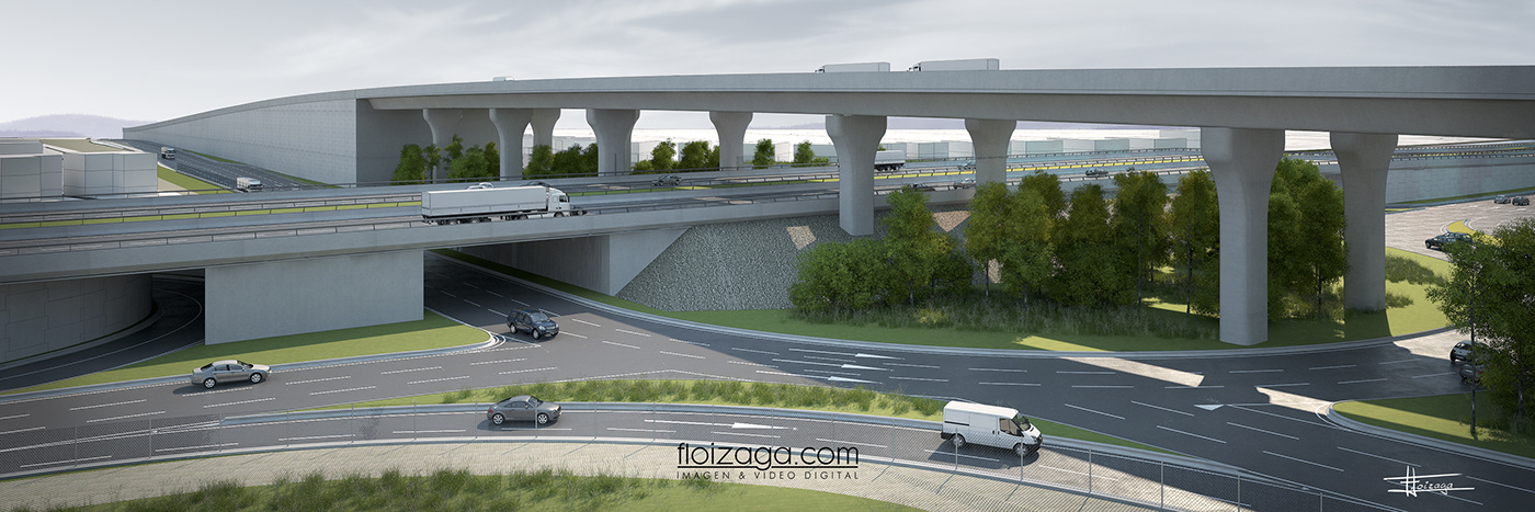 Adobe Portfolio Urban Design highway traffic carretera