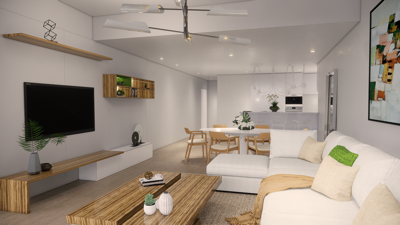 3D apartament ILLUSTRATION  3D Rendering 3d visalization 3ds max interior design 