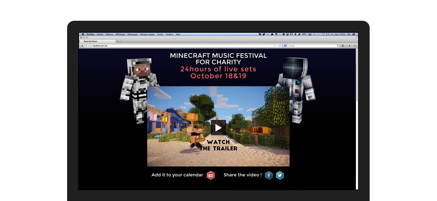 minecraft concert Event Streaming live charity