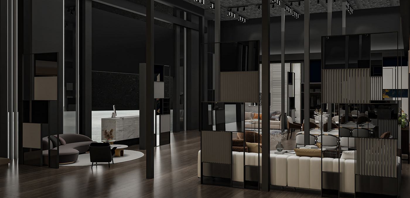 architecture design furniture booth Stand Exhibition  3D visualization interior design  art