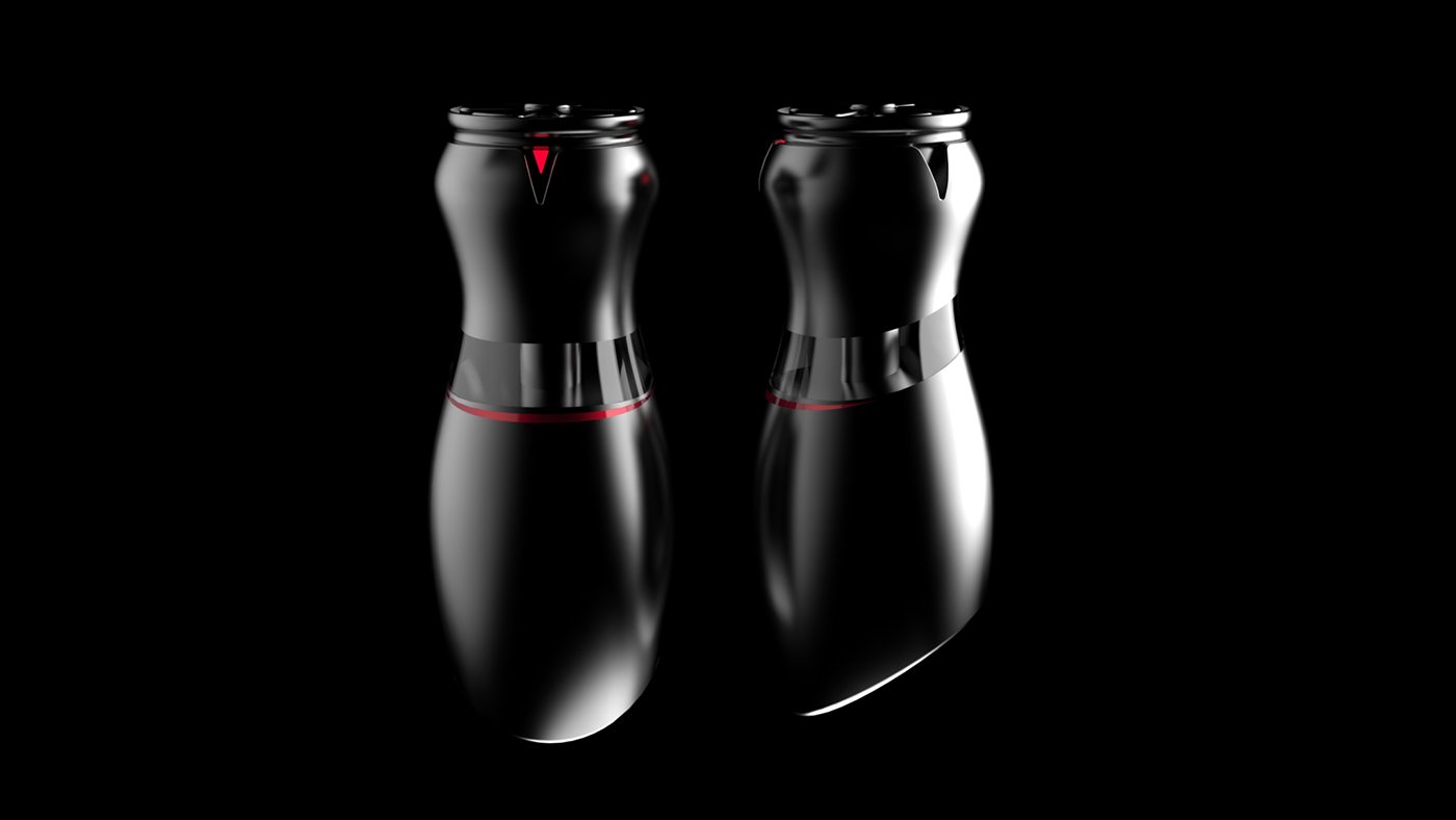 3D design fusion 360 industrial design  keyshot modern pepper grinder Porsche product design  Render