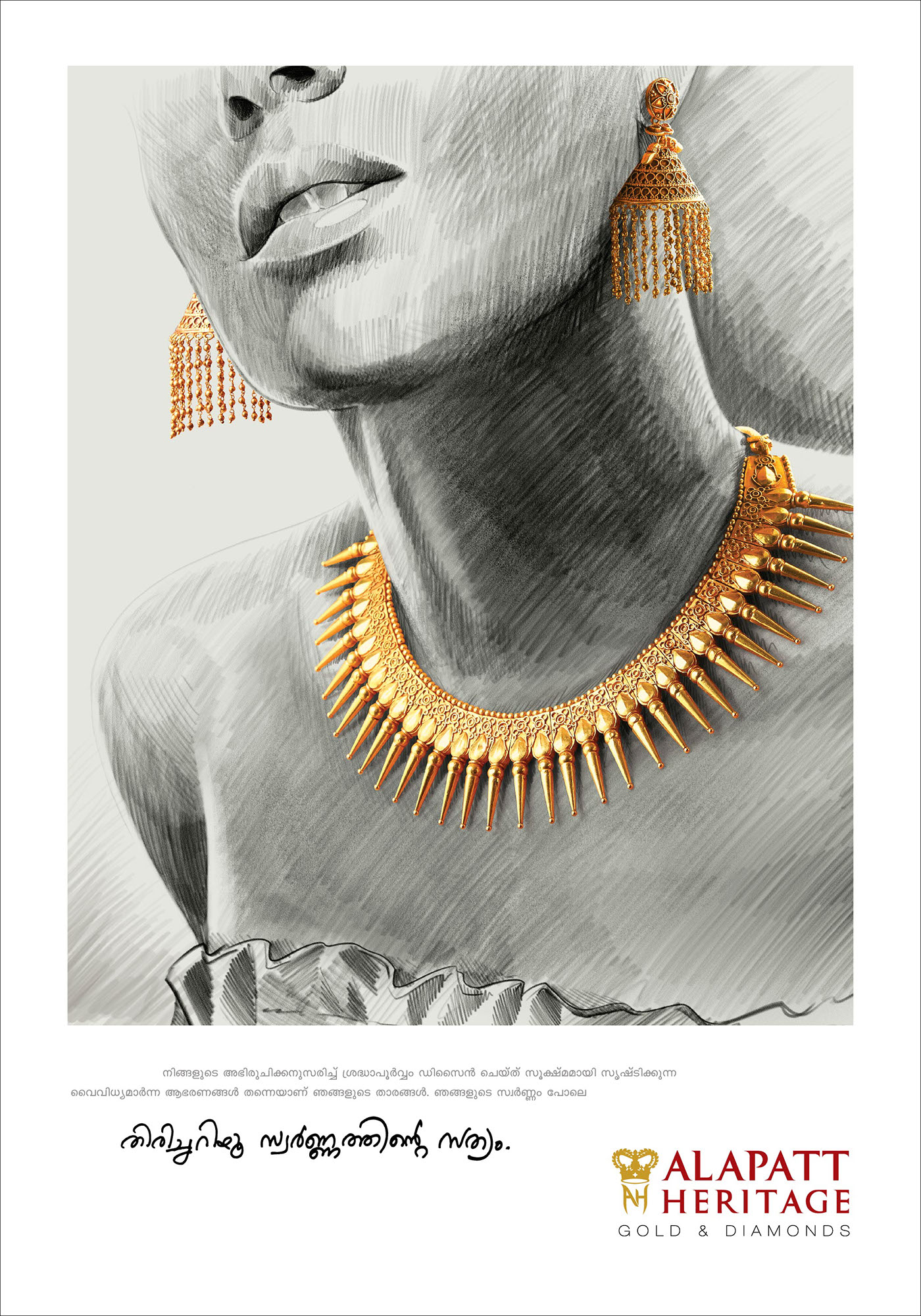 Alapatt Heritage Jewellery brand Campaign 2013 on Behance