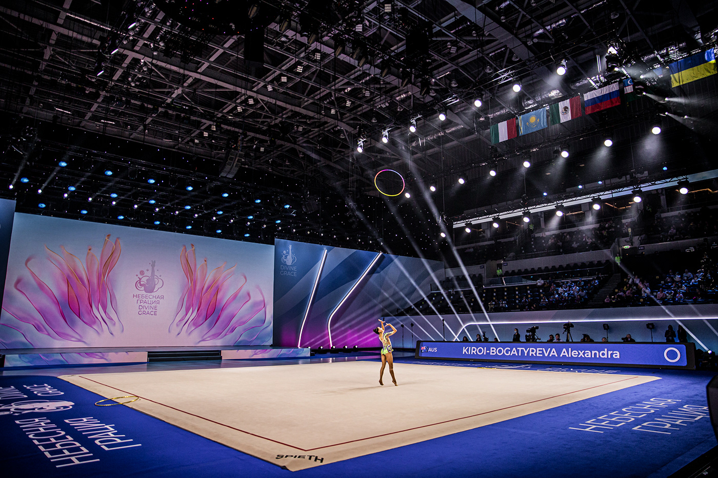 Competition contest Event Design Production Rhytmic gymnastics scenery sports STAGE DESIGN