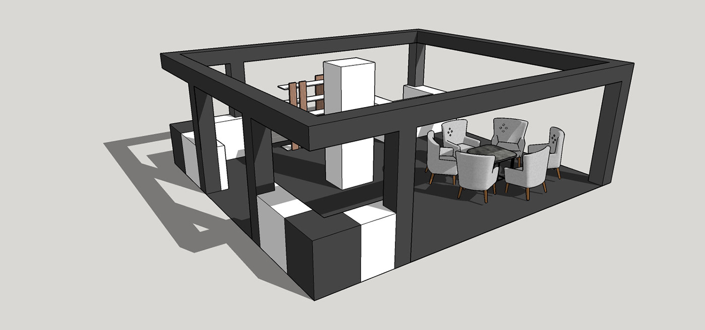 3D architecture visualization Render modern interior design  archviz exterior vray SketchUP