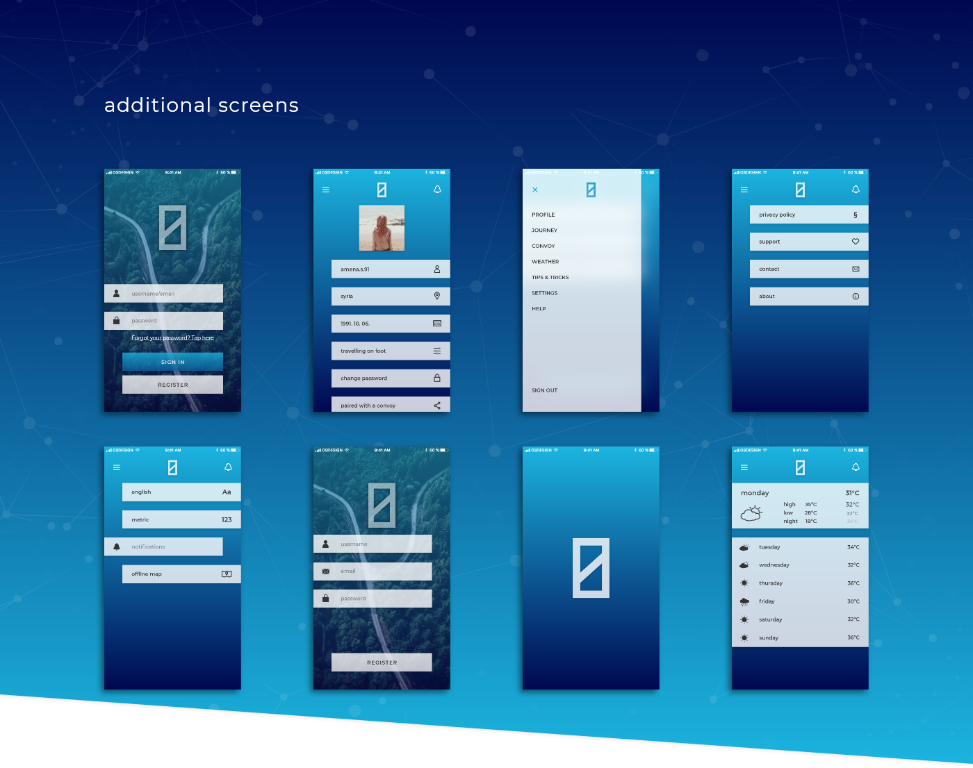 app design free navigation kit download Mockup help new color