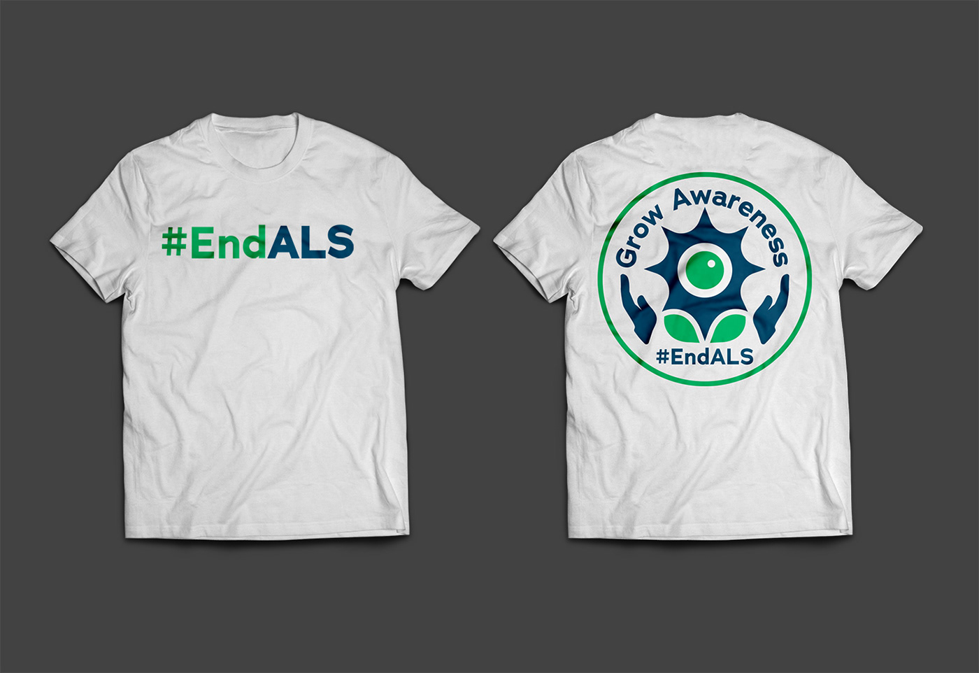ALS shirt shirt design T-Shirt Design als walk Awareness campaign