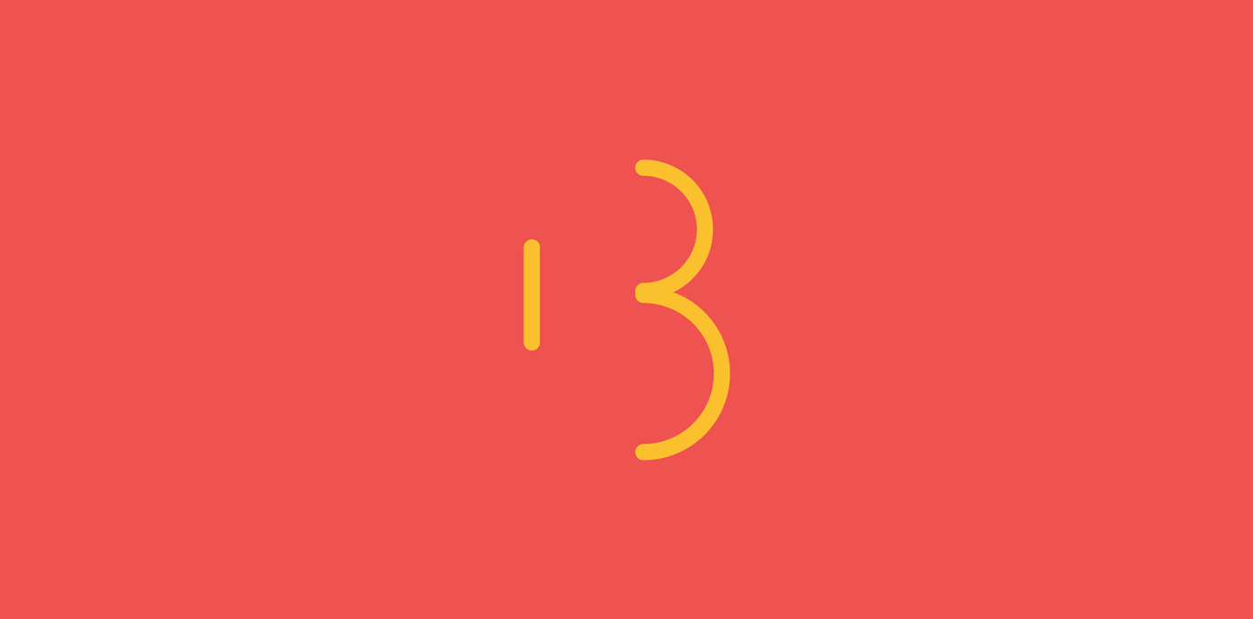 36daysoftype instagram alphabet numbers lines Basic Shapes type design bright colours neon curvy