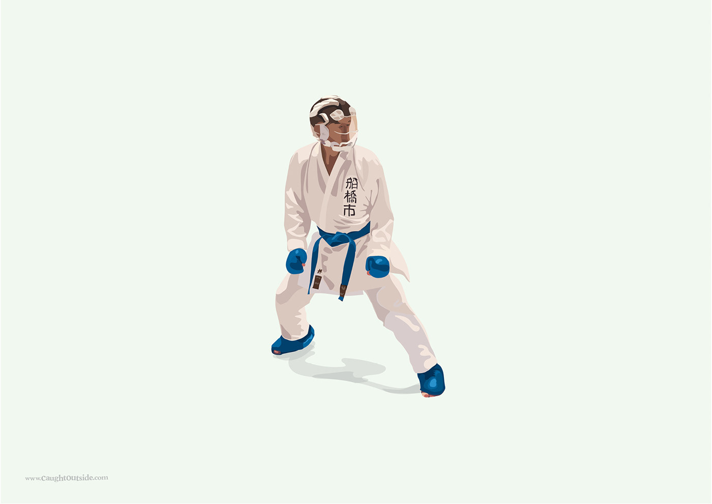 Budokan ILLUSTRATION  japan karate large print photo illustration  Photography  tokyo travel illustration Vector Illustration