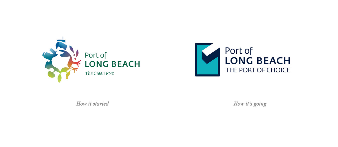 branding  city of long beach Container port long beach port port of long beach port of los angeles UI ux Website Design