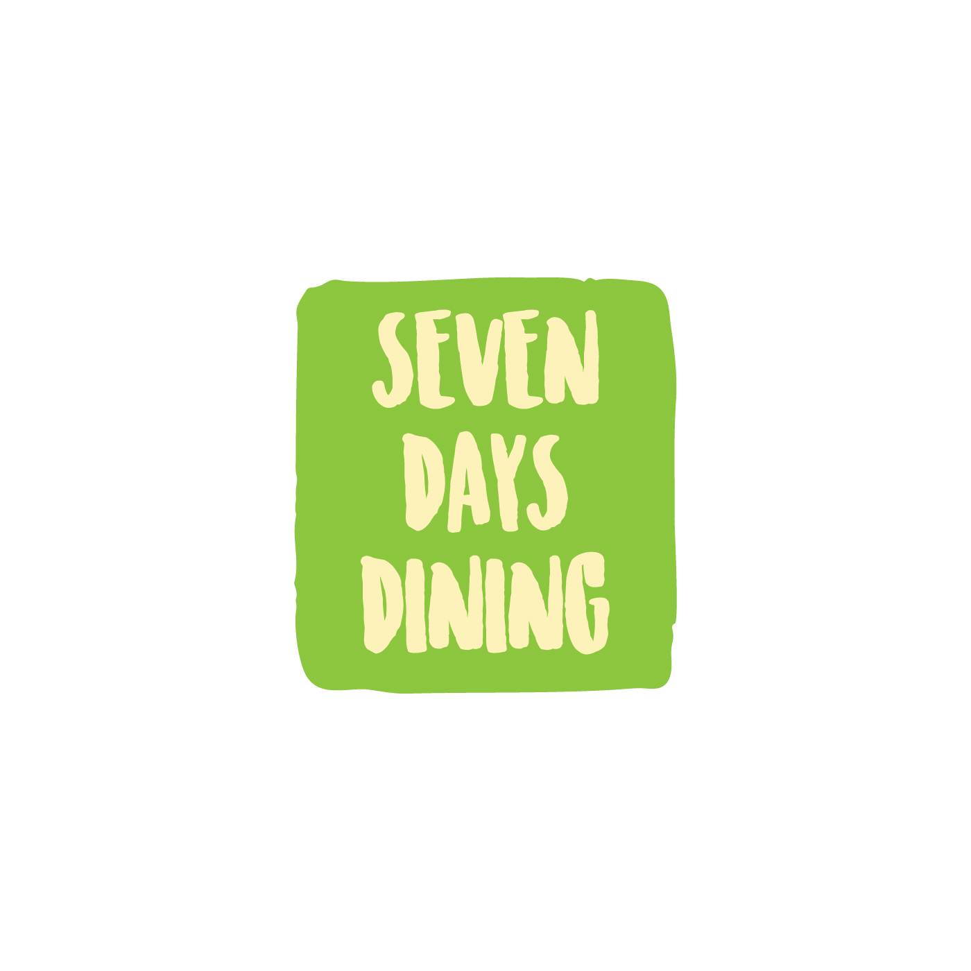 seven days dining Food  german deutsch Deutschland germany typography  
