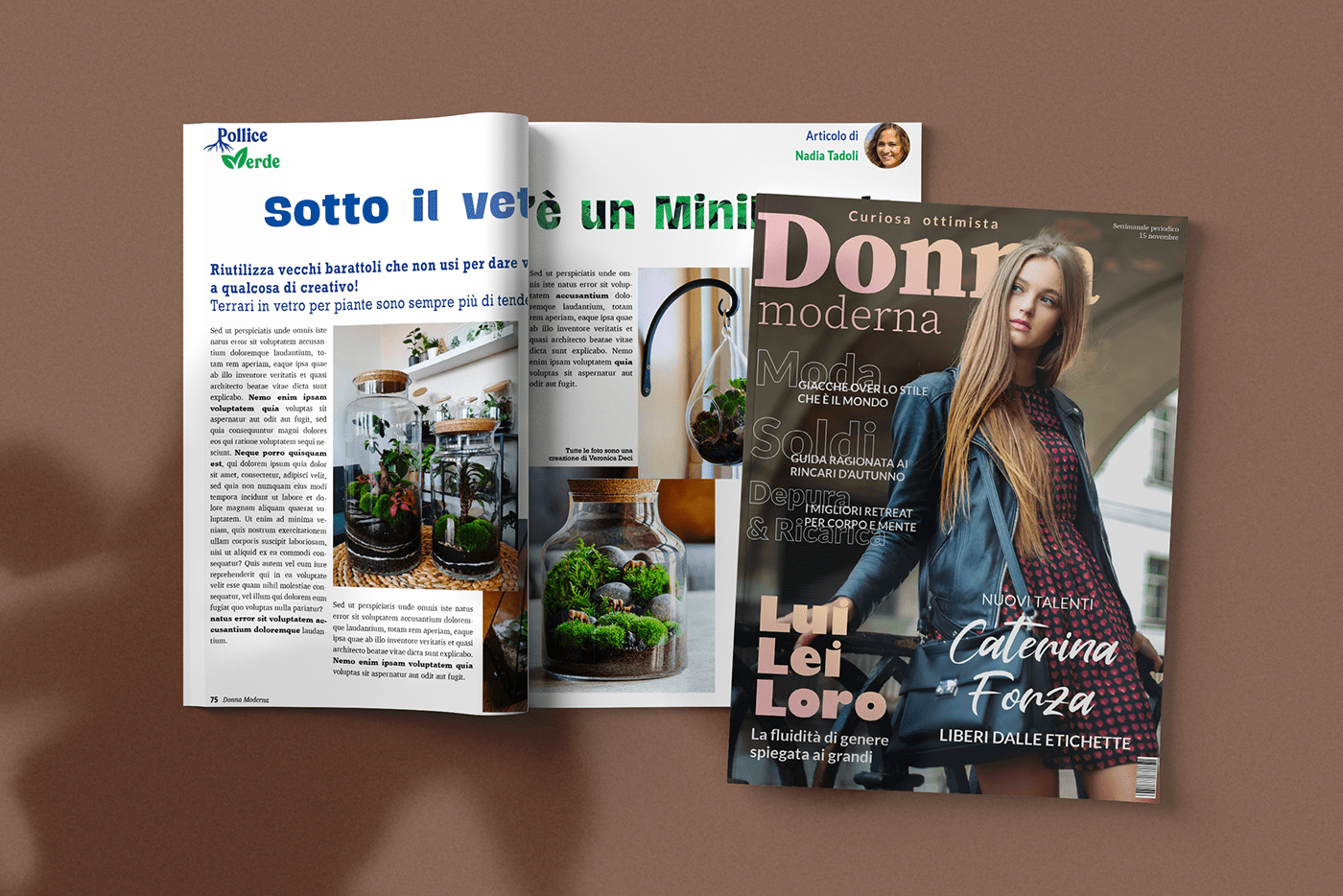 editorial editorial design  graphic design  Layout magaizne redesign RESTYLING