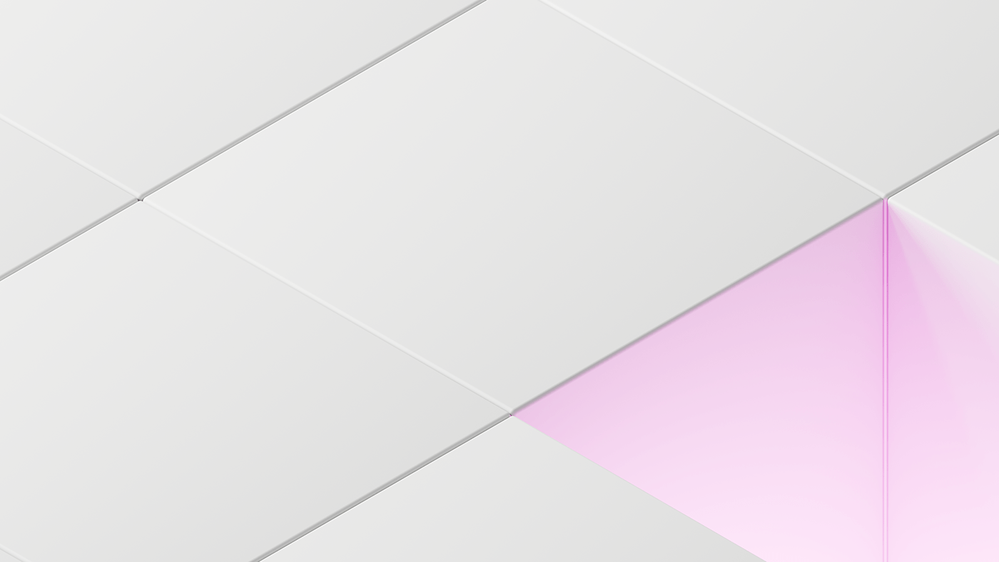 3D branding  geometric gradient identity Incurance minimal modern Transformation transparent