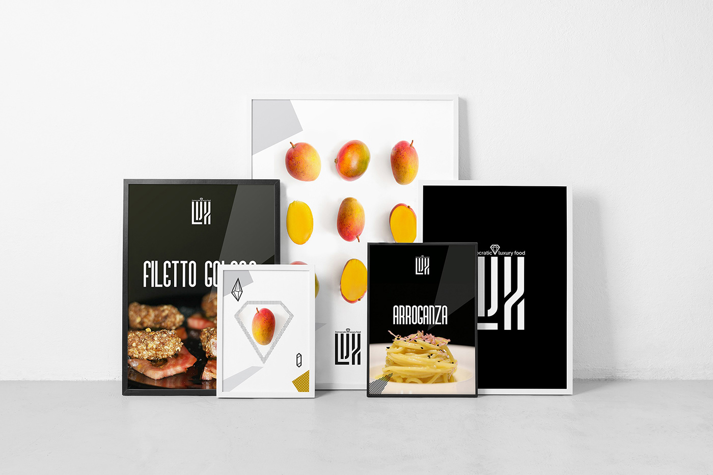 brand identity menu Packaging Pizza restaurant wine business card logo Website Food 